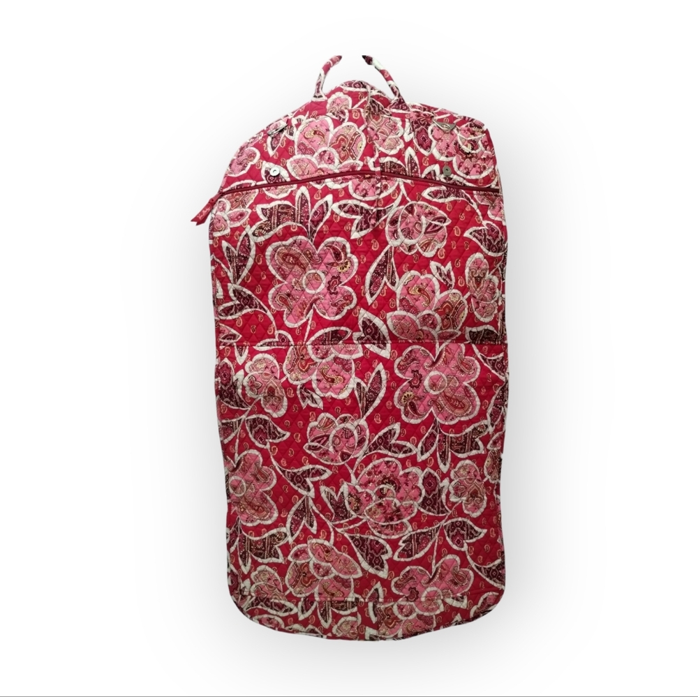 🎄 Vera Bradley Rosey Posey‎ Cloth Garment Bag NWOT Retired